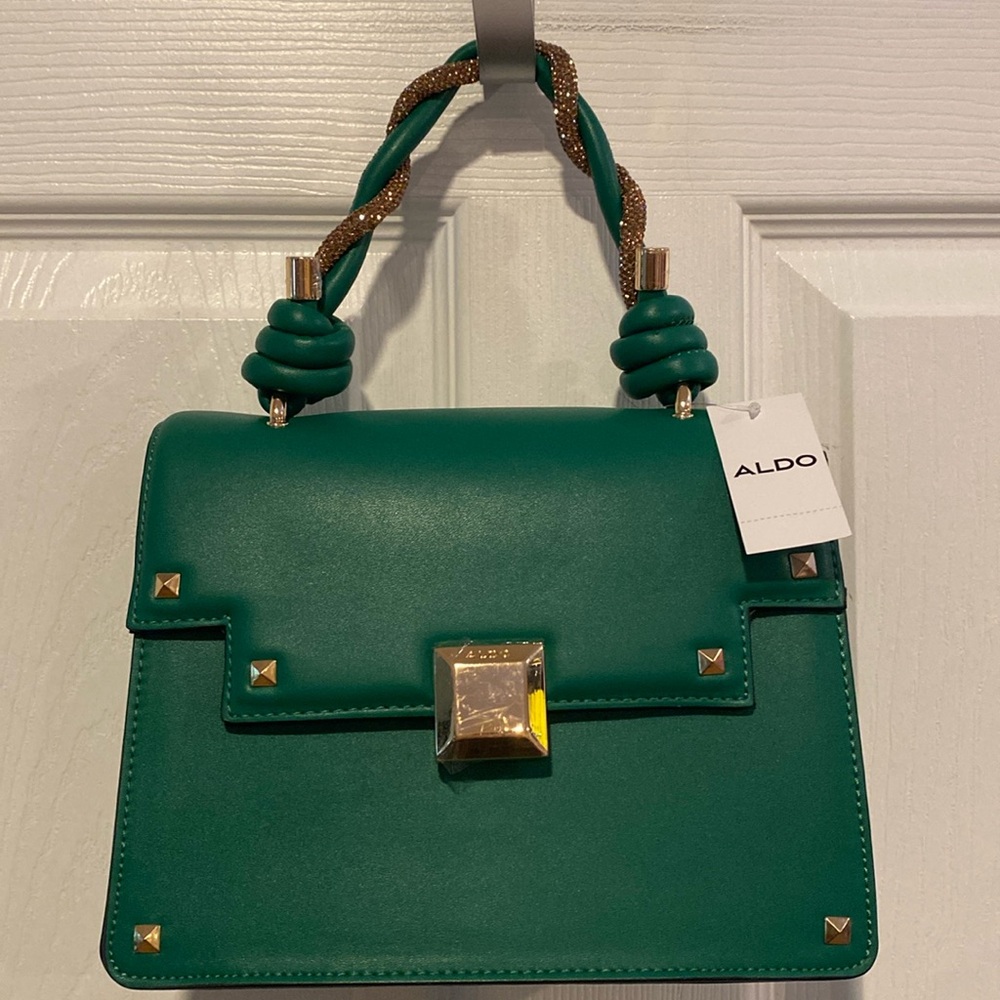 BNWT ALDO Bling Rhinestone Top Handle Satchel Crossbody Bag